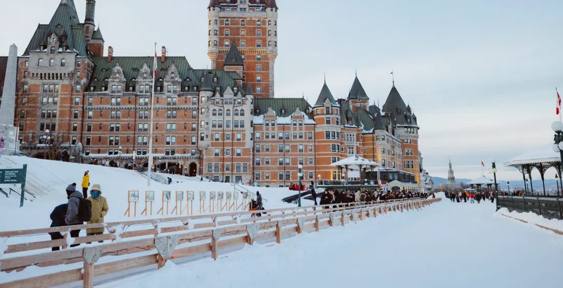 Glissade Au 1884 (Dufferin Terrace Toboggan), Quebec
