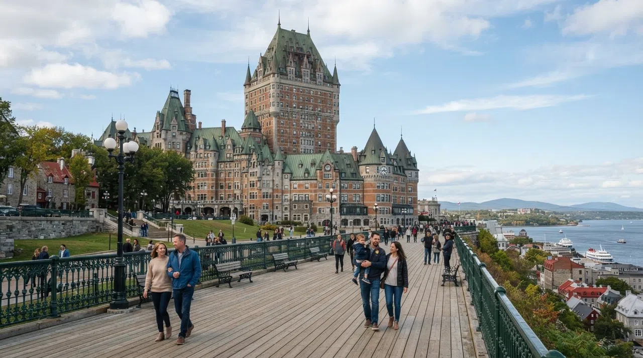 Vieux-Québec (Haute-Ville): Passeggiando nella Città Alta sopra il San Lorenzo